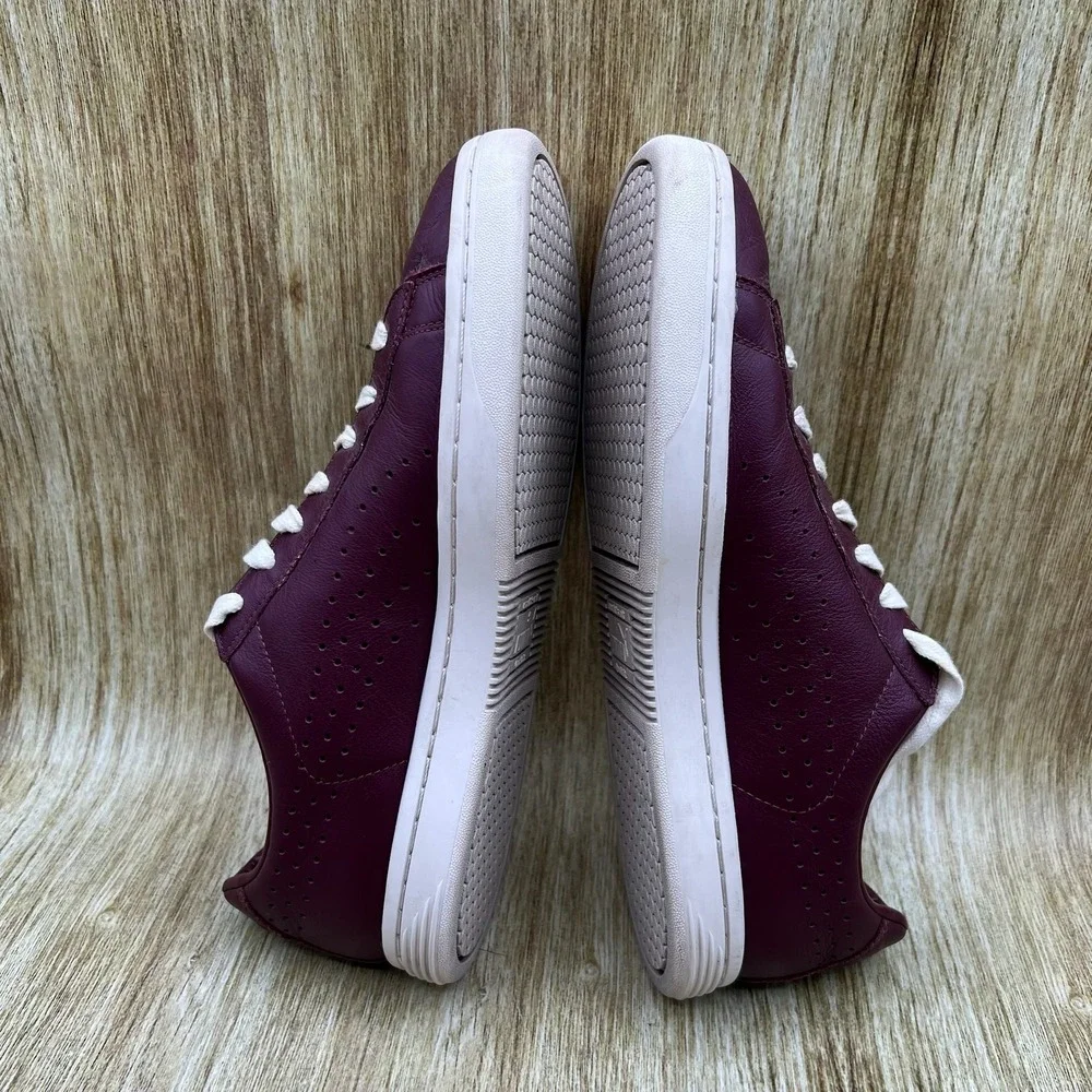 Puma Court Star NM Sneakers Men's Size 10 Burgundy Leather Low Top 357883-08